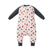 Bamboo Jersey Footed Sleep Bag 2.5 TOG - Eric Carle Candy Cane Lane