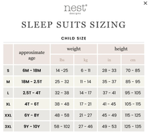 Raglan Bamboo Long Sleeve Footed Sleep Bag 2.5 TOG - Rainbow Swim