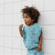 Wave Boxy tank top