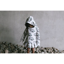 Dino Dress with Hoodie