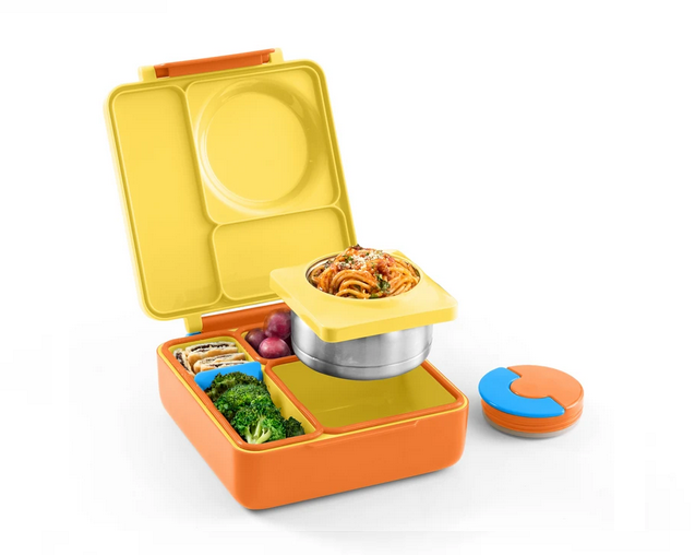 OmieBox Bento Lunch Box With Insulated Thermos For Kids (SHIP TO US ONLY)