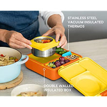 OmieBox Bento Lunch Box With Insulated Thermos For Kids (SHIP TO US ONLY)