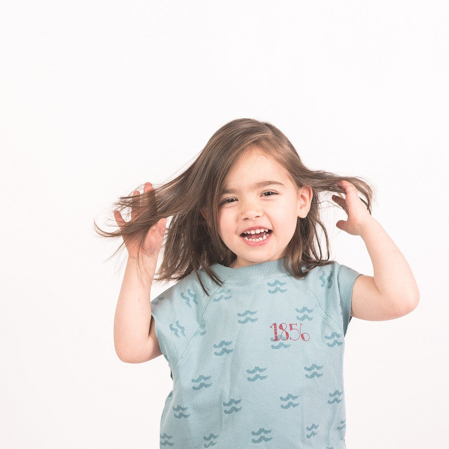 Wave Boxy tank top