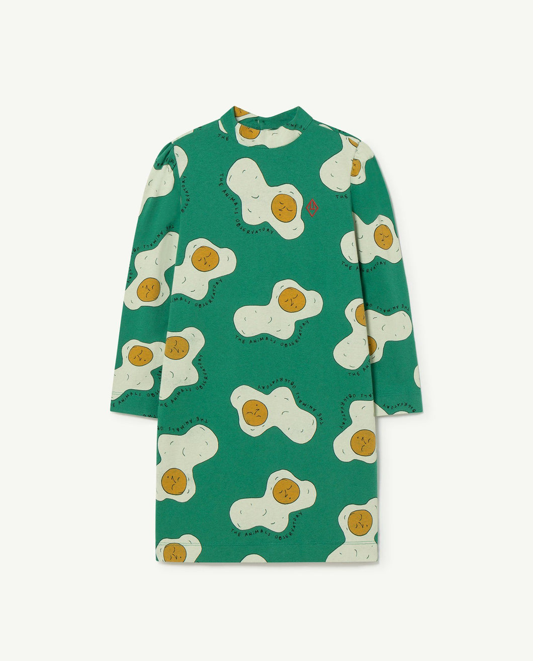 Green Jersey Bug Kids Dress