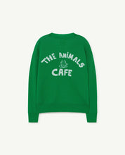 Green Plain Racoon Cardigan