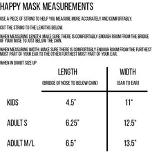 WHITE HAPPY MASK