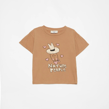 Nature lovers t-shirt (camel)