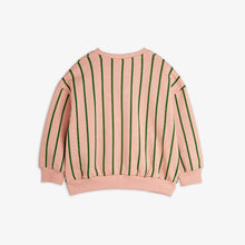 Vertical stripe sweatshirt