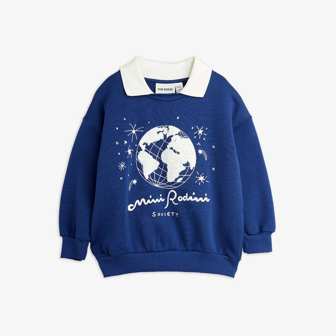 Mini Rodini Society Embroidered Sweatshirt