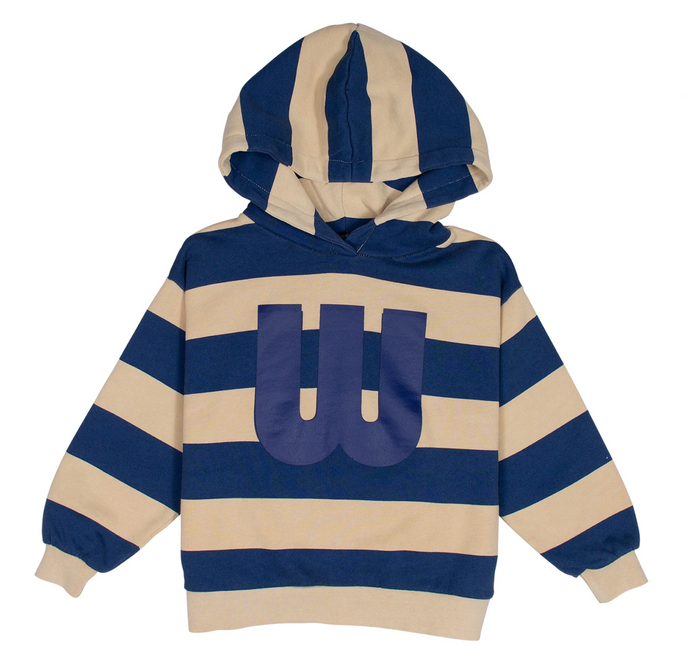 Amore Hoody - Sand/Cobalt Stripe