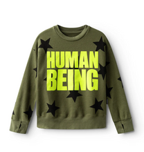 only human sweatshirt - Olive