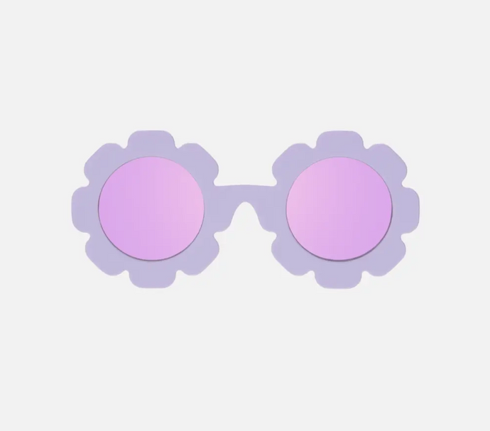 Babiator Polarized Flower Sunglasses - Purple