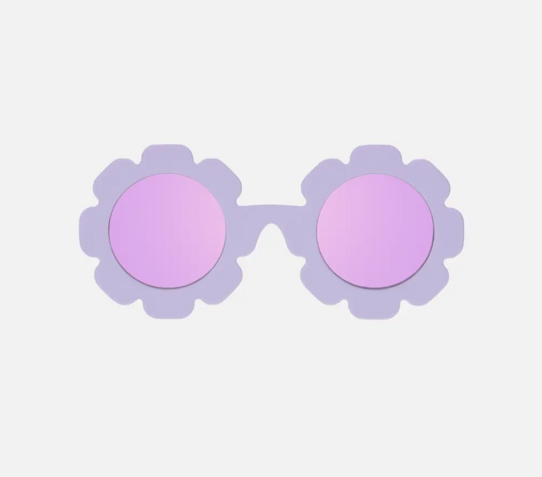 Babiator Polarized Flower Sunglasses - Purple