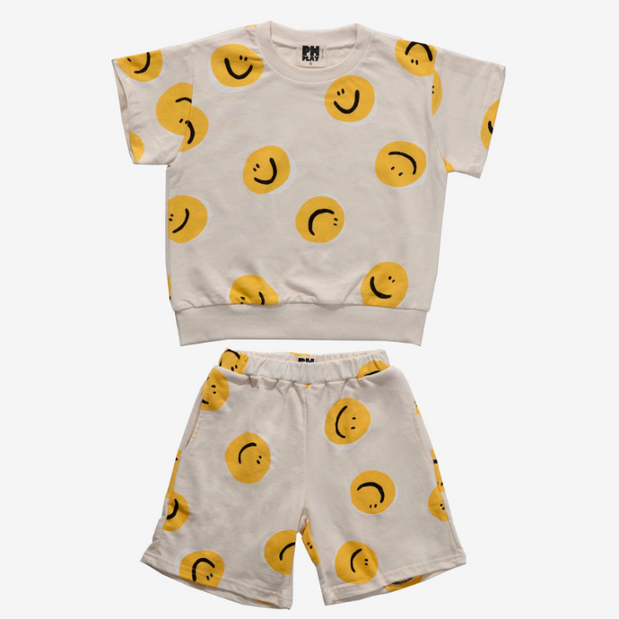 H Smile Sweatshirt Set