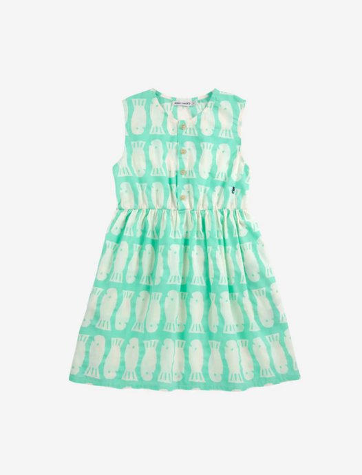 Lucky Fish all over sleeveless dress