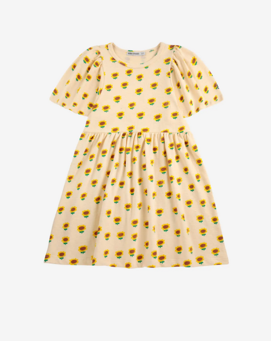 Sunflower all over dress