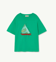 Green Rooster Oversize T-Shirt