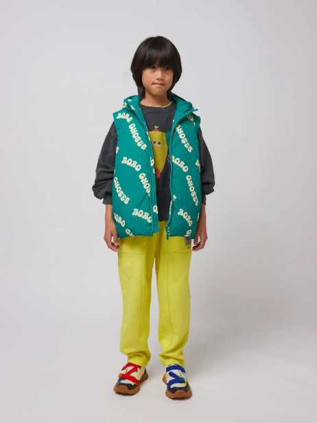 Wavy BC all over light padded anorak Green