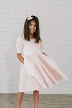 Puff Dress in Candy Stripe | Pocket Twirl Dress
