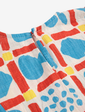 Geometric Game all over woven dress