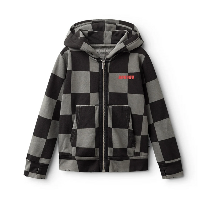 checkmate zip hoodie - Graphite