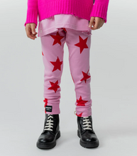 star leggings - SUPER PINK