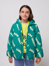 Wavy BC all over light padded anorak Green