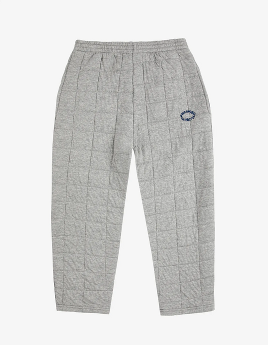 Quilted jogging pants