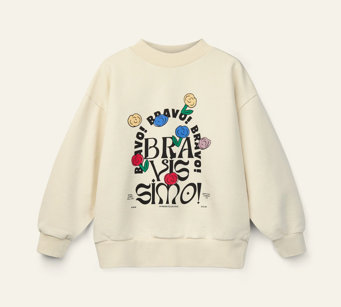 Wynken Kukka Sweat - Cream Bravo