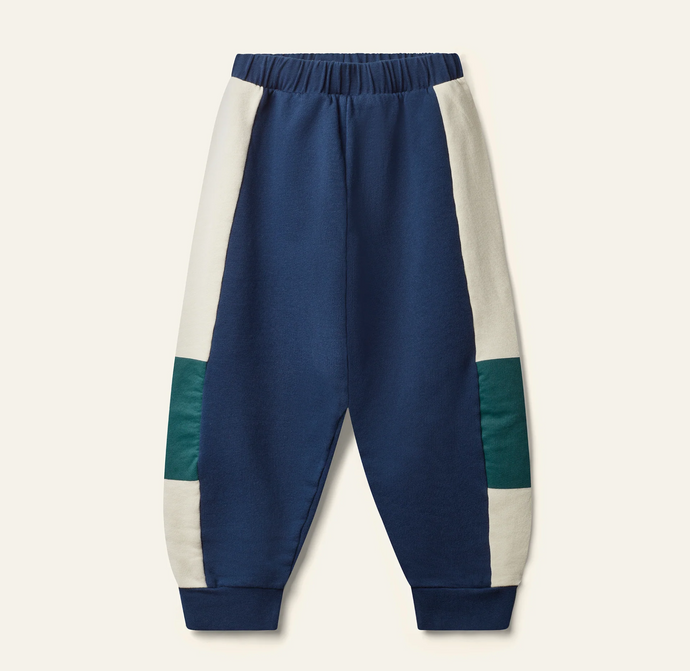 Wynken Wynk Panel Pant - Navy / Green / Cream
