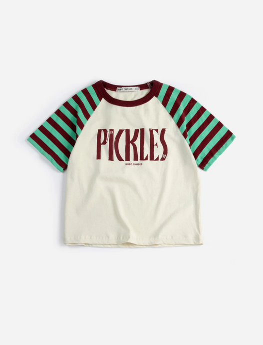 Spicy Pickles raglan T‑shirt