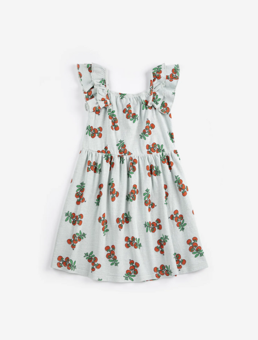 Juicy Tomatoes all over ruffled dress