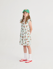 Juicy Tomatoes all over ruffled dress