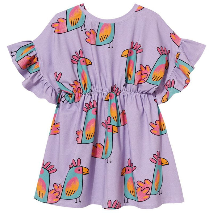 Romantic Dress VIOLET PARROTS