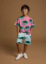 Pocket shorts blue turtles