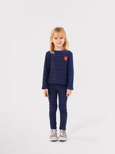 Ribbed striped leggings