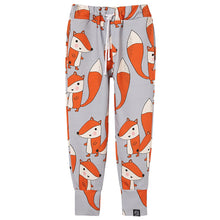 Light Gray Foxes Pocket pants