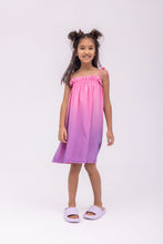 Purple Ombre Stripe Dress