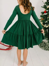 Gwendolyn Ruffle in Evergreen dress