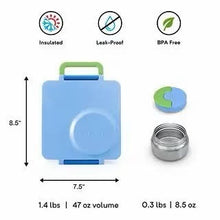 OmieBox Bento Lunch Box With Insulated Thermos For Kids (SHIP TO US ONLY)
