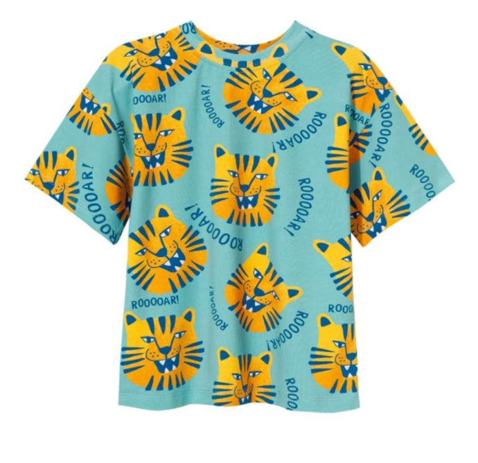 T-shirt Blue Tiger