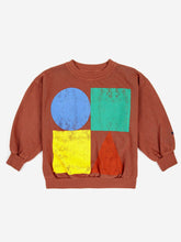 Geometric Color Block sweatshirt