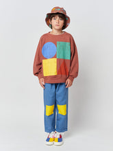 Geometric Color Block sweatshirt