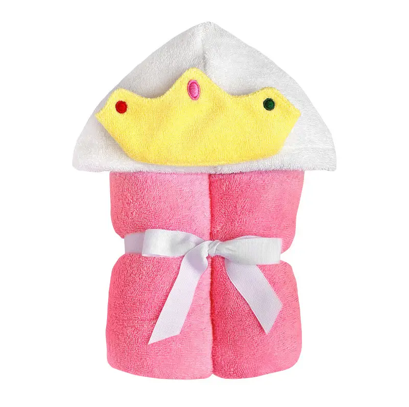 Princess Pink Hooded Towel