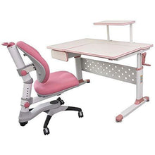 ApexDesk DX 43" Children's Height Adjustable Study Desk  and chair in Pink