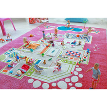 Play House Pink playroom Carpet Large 134x180cm