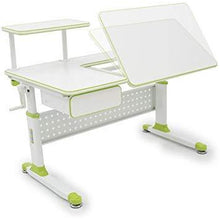 ApexDesk DX 43" Children's Height Adjustable Study Desk and Chair in Green