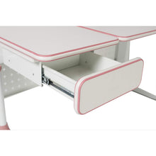 ApexDesk DX 43" Children's Height Adjustable Study Desk  and chair in Pink