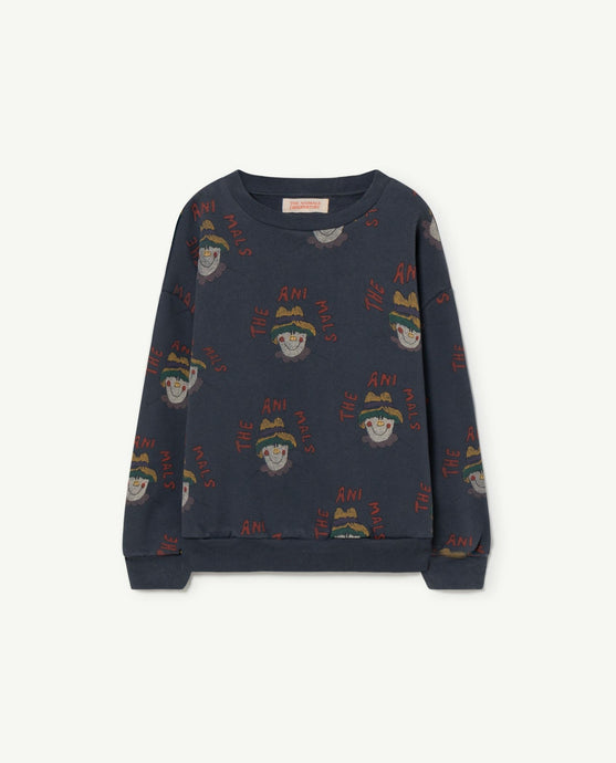 Deep Blue Bear Kids Sweatshirt