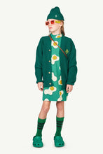 Green Jersey Bug Kids Dress